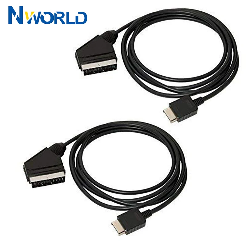 Gaming Console For Tv Xbox - 2 stuks/verpakking 6Ft RGB SCART-kabel TV