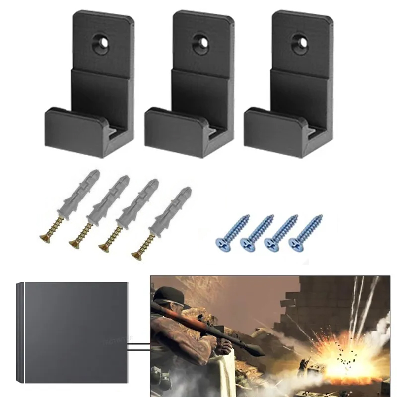 Gaming Console Monitor - Wandhouder voor PS4-console Beugel voor PlayStation