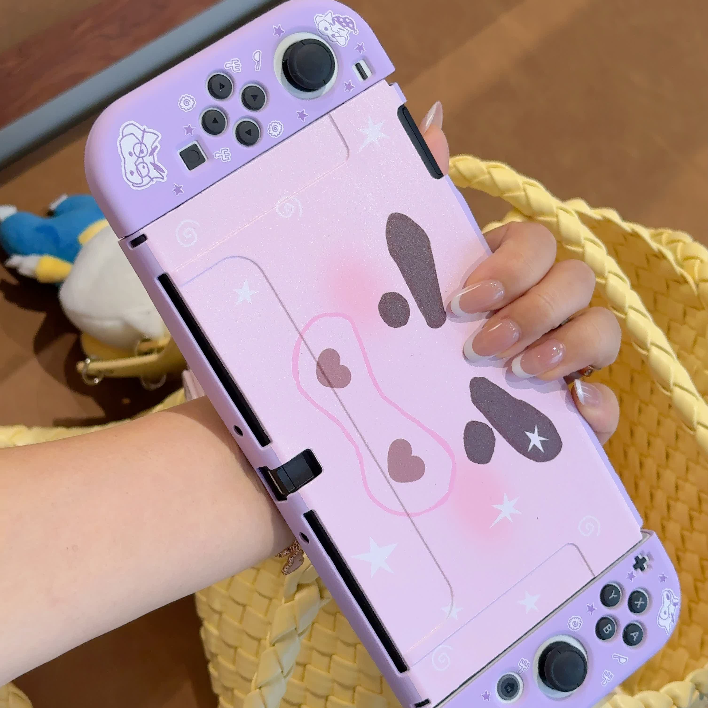 Gaming Console Cartoon - Cartoon beschermhoes voor Nintendo Switch 2/OLED