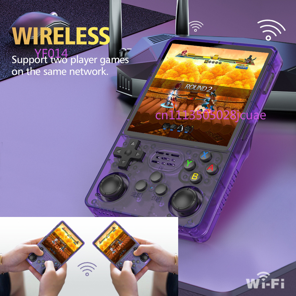 Gaming Console Retro Handheld - R36Plus Open Source Handheld Gameconsole, 4