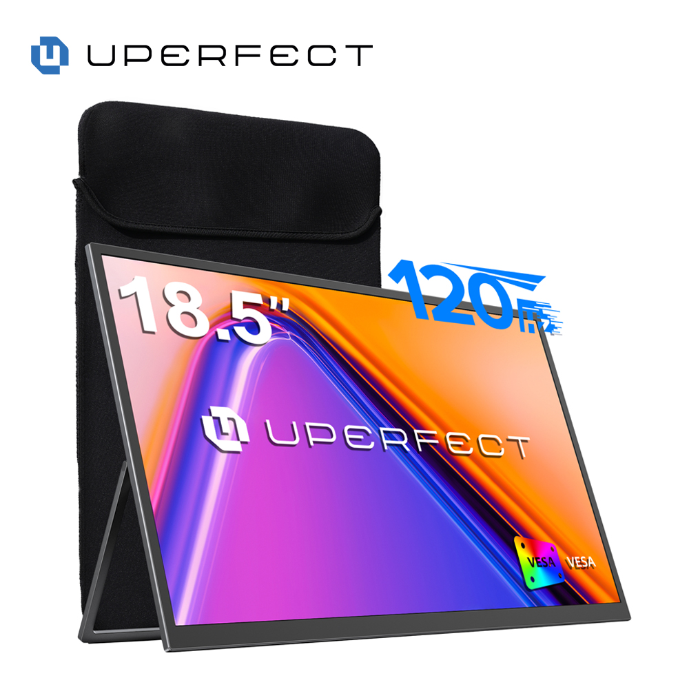 Gaming Console And Monitor - Uperfect 18,5 inch 120Hz draagbare monitor