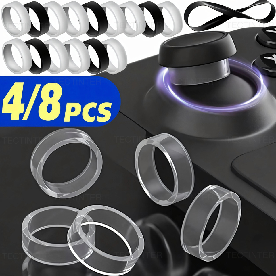 Gaming Console Monitor - 4/8 Stuks Elastische Beschermende Joystick Rubberen