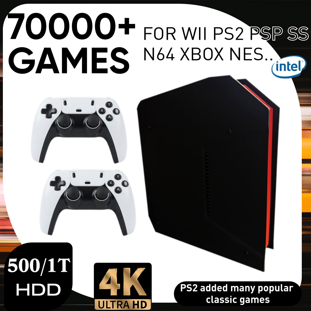 Gaming Console Cartoon - X4 Retro Videogameconsole met 1TB Dual-system