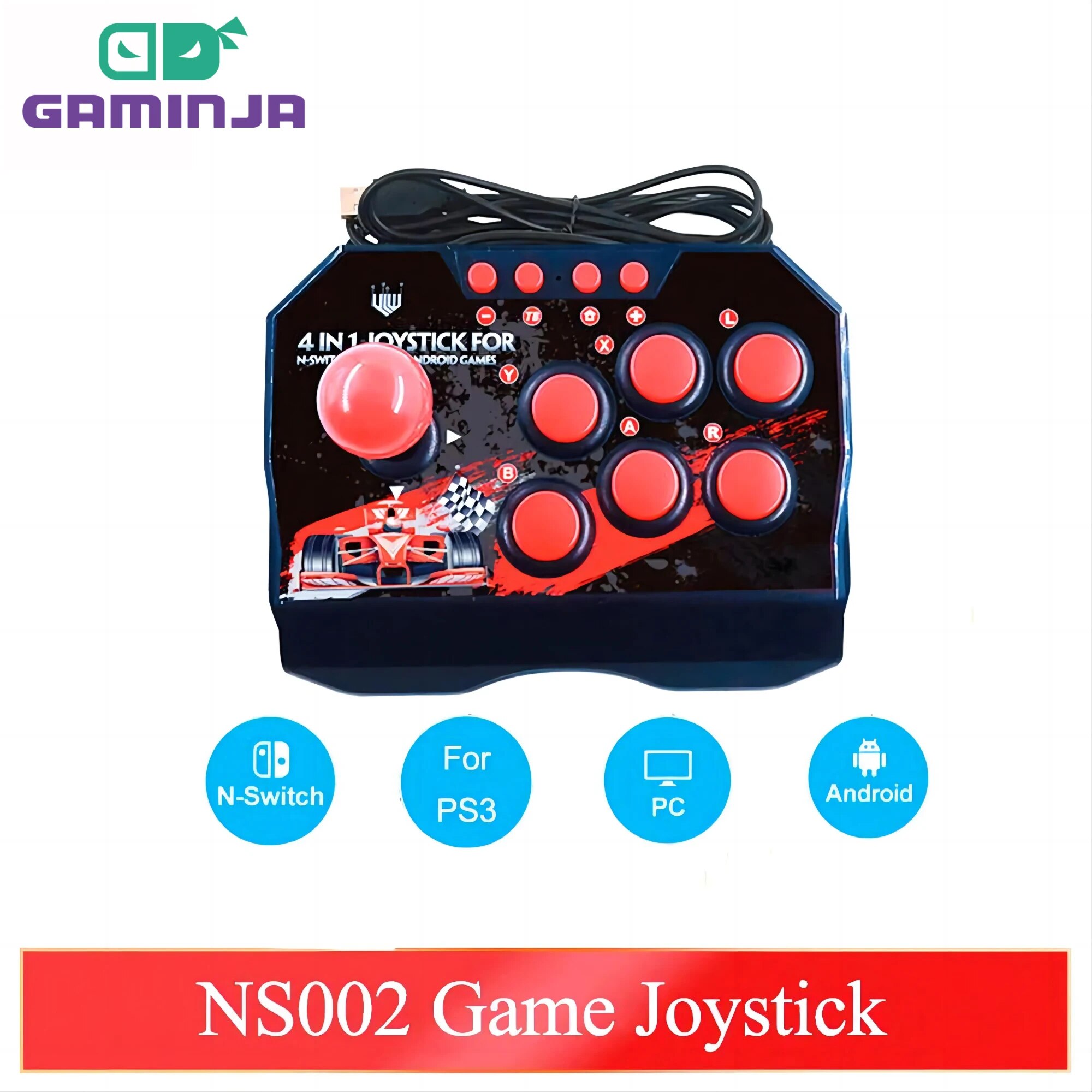 Gaming Console Vintage - GAMINJA NS002 4 In 1 Retro