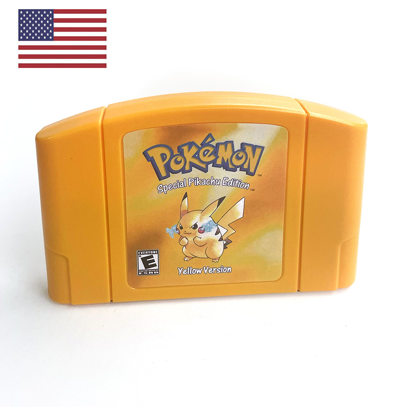 Gaming Console Vintage - USA NTSC versie Engelse Pokémon Geel