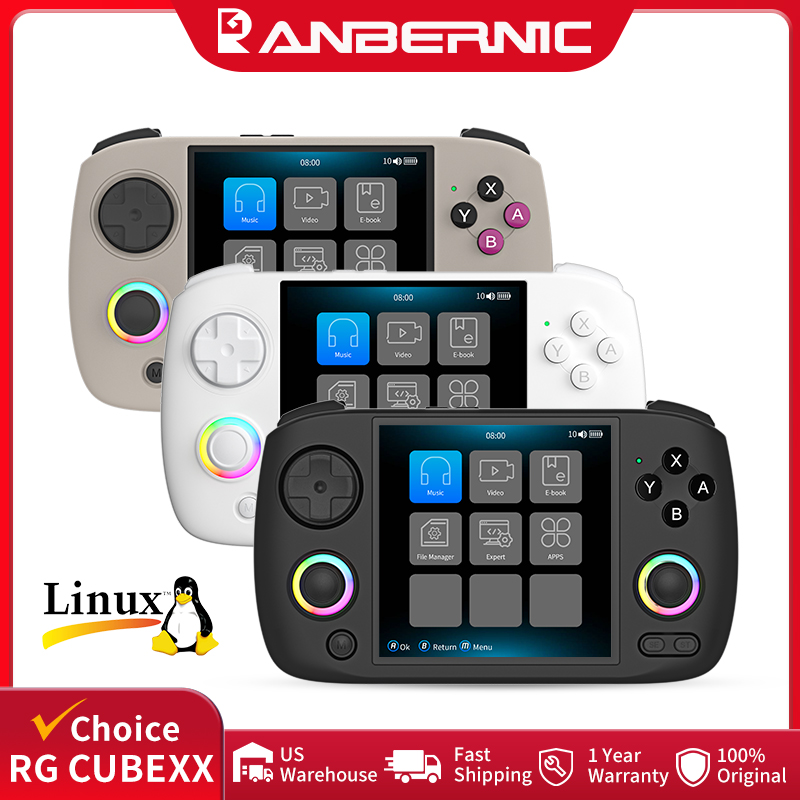 Gaming Console Retro Handheld - ANBERNIC RG CubeXX draagbare gameconsole 3,95-inch