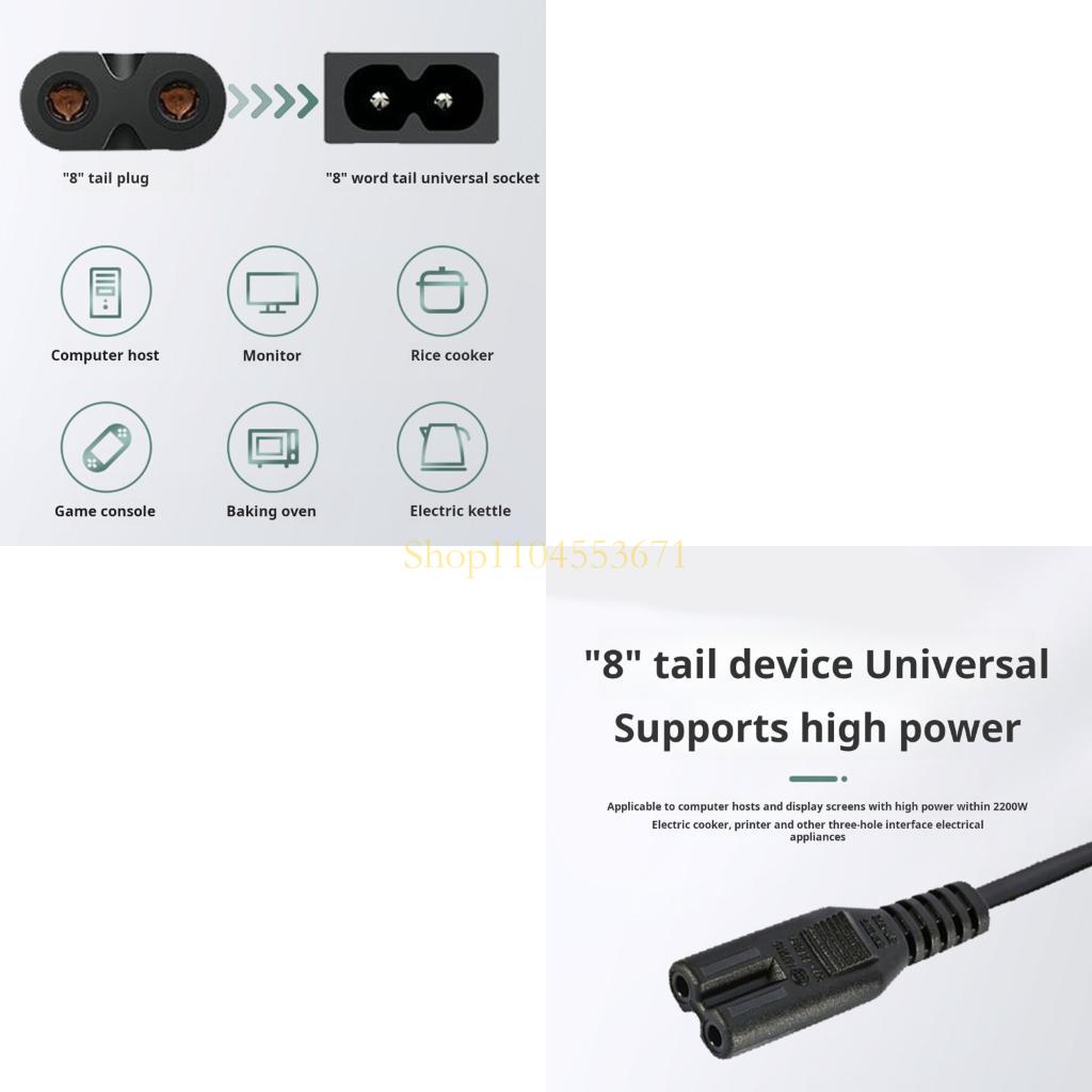 Gaming Console And Monitor - Bestseller 0,75 mm² 2-pins Britse voedingskabel