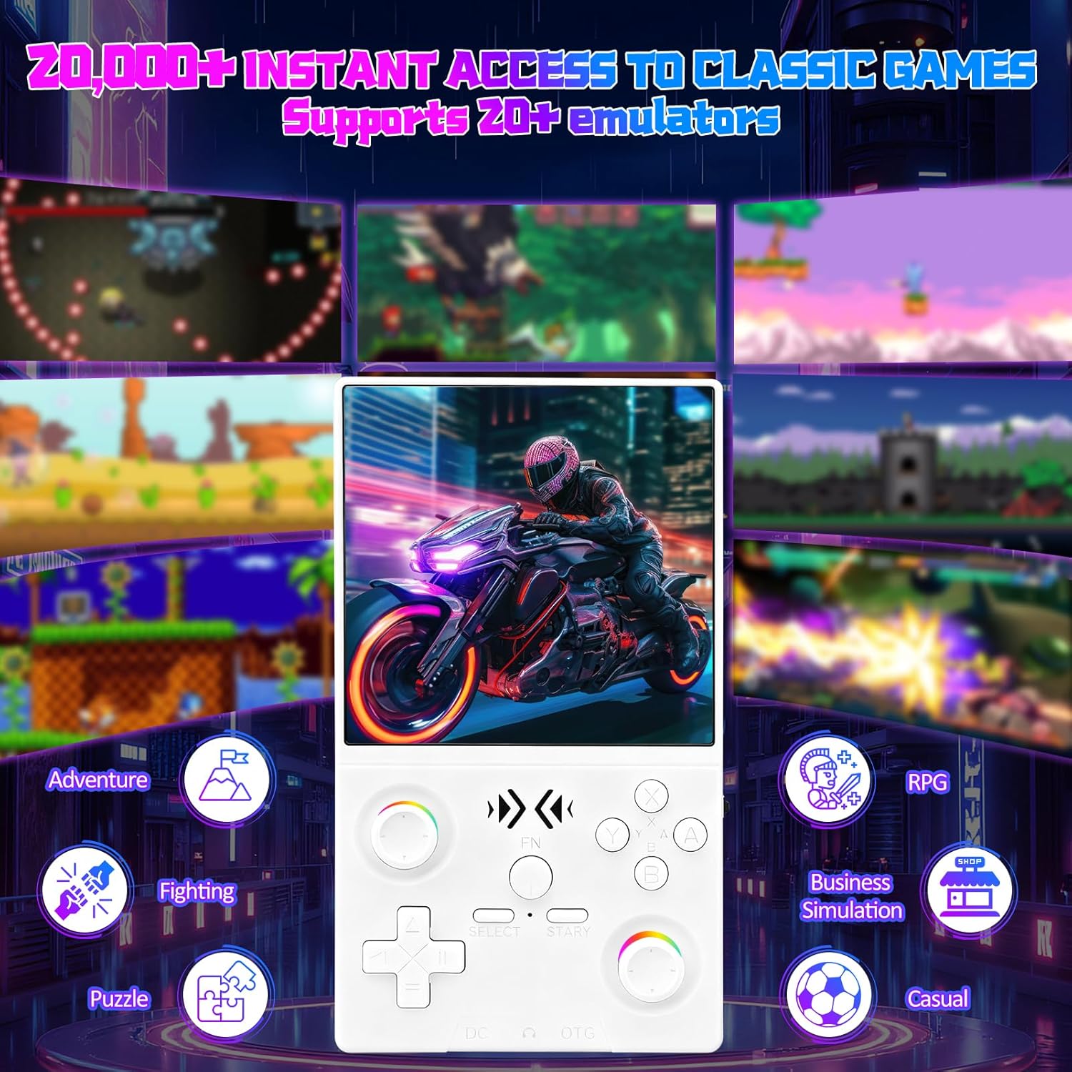 FLLBW XF40V Retro draagbare ga - Gaming Console Retro Handheld recensie en prijs