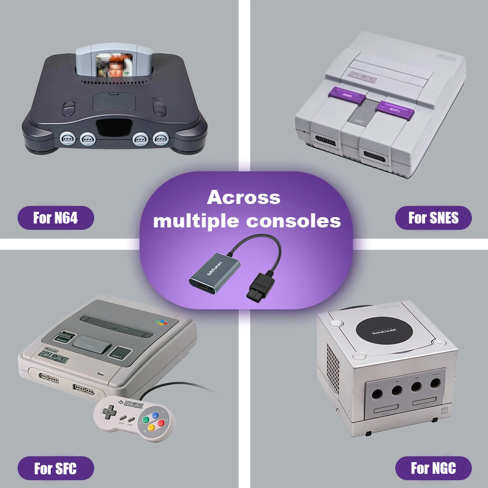 Bitfunx 720P Svideo/AV naar HD - Gaming Console Retro Handheld recensie en prijs
