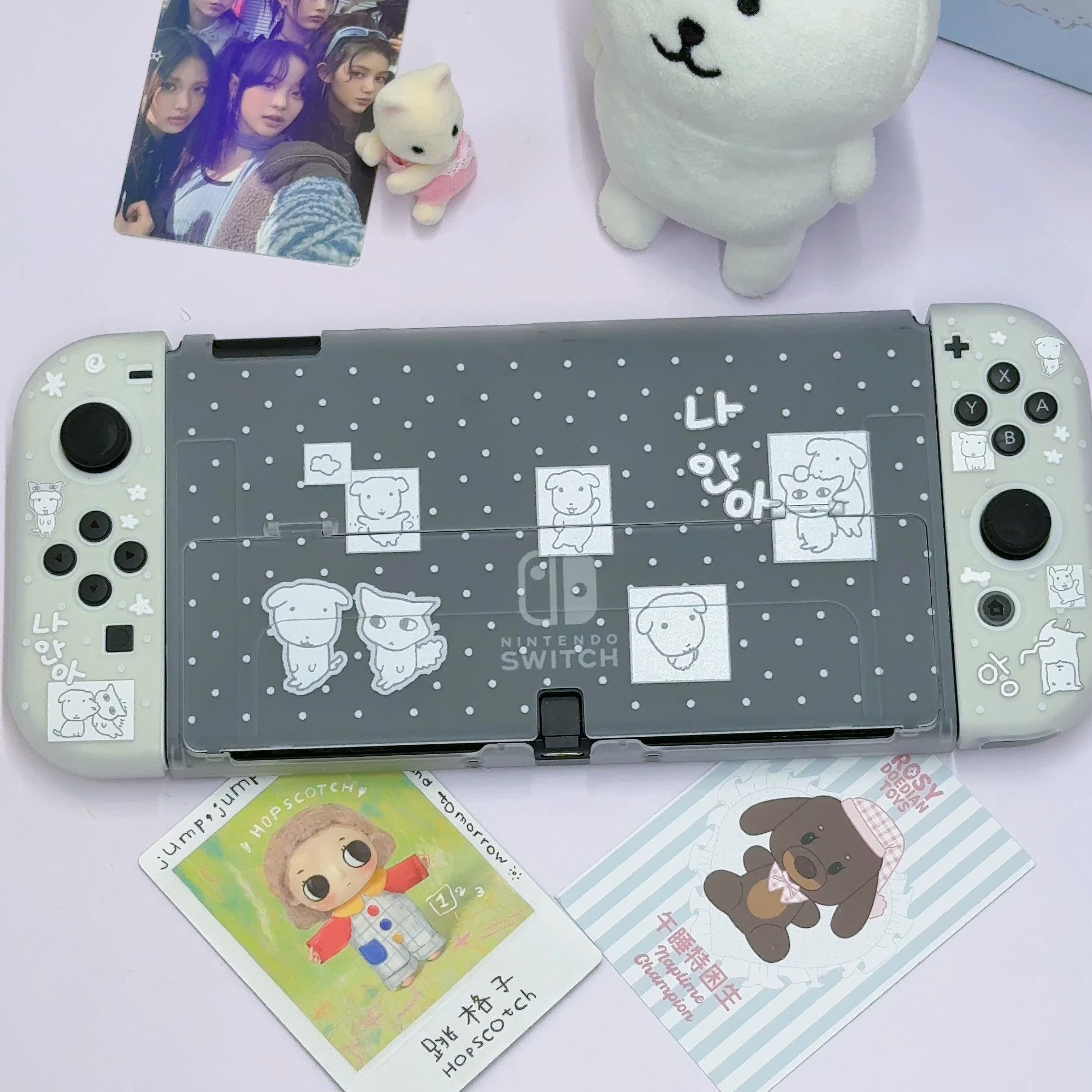 Cartoon Case voor Nintendo Swi - Gaming Console Cartoon recensie en prijs