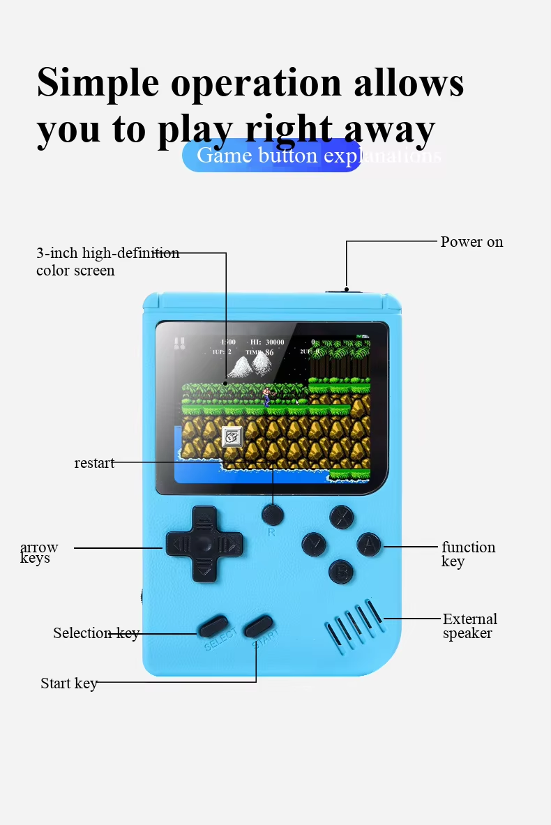 400-in-1 MINI Games Handheld G - Gaming Console Retro Handheld recensie en prijs