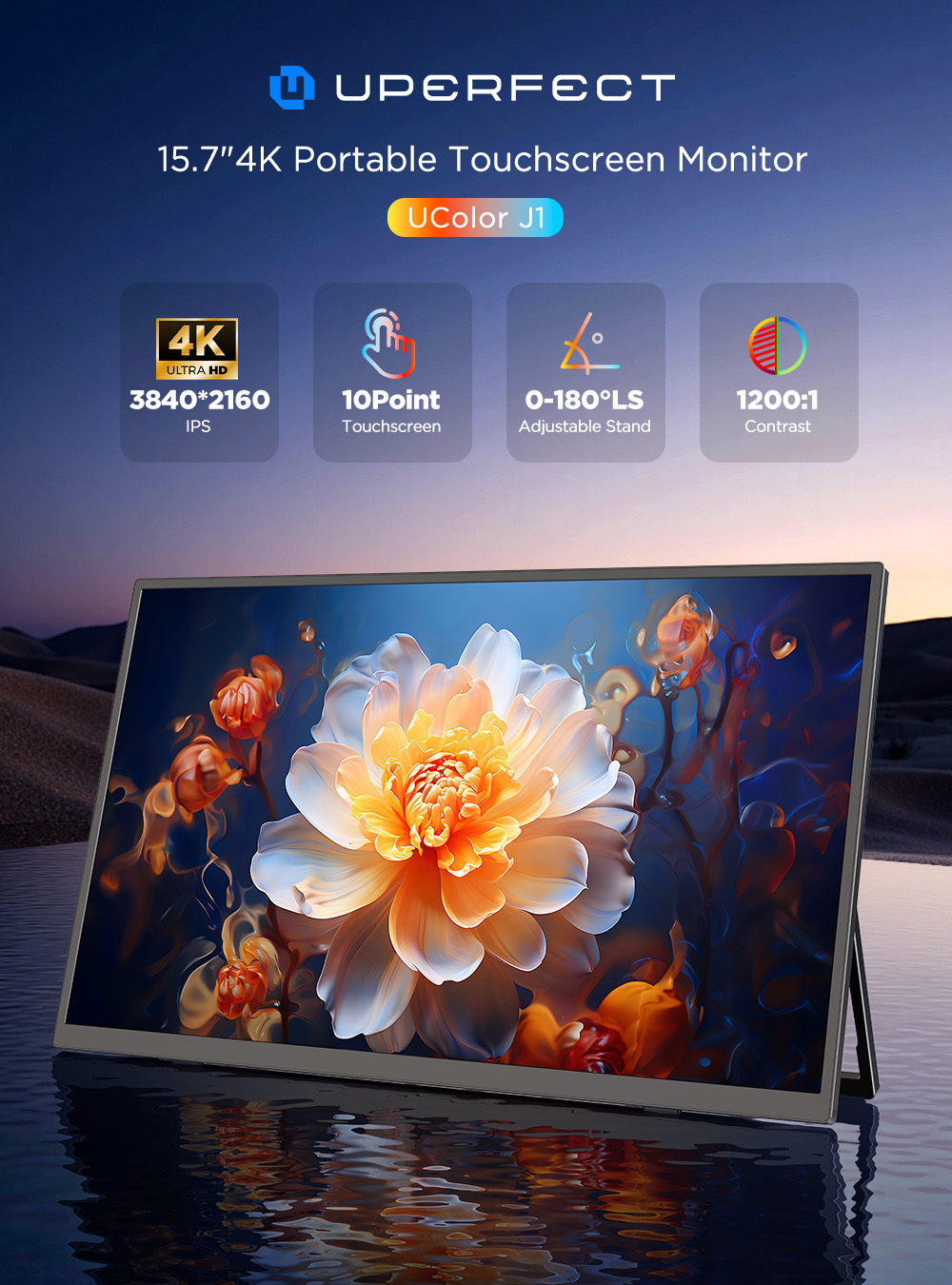 UPERFECT 4K draagbare monitor  - Gaming Console And Monitor recensie en prijs