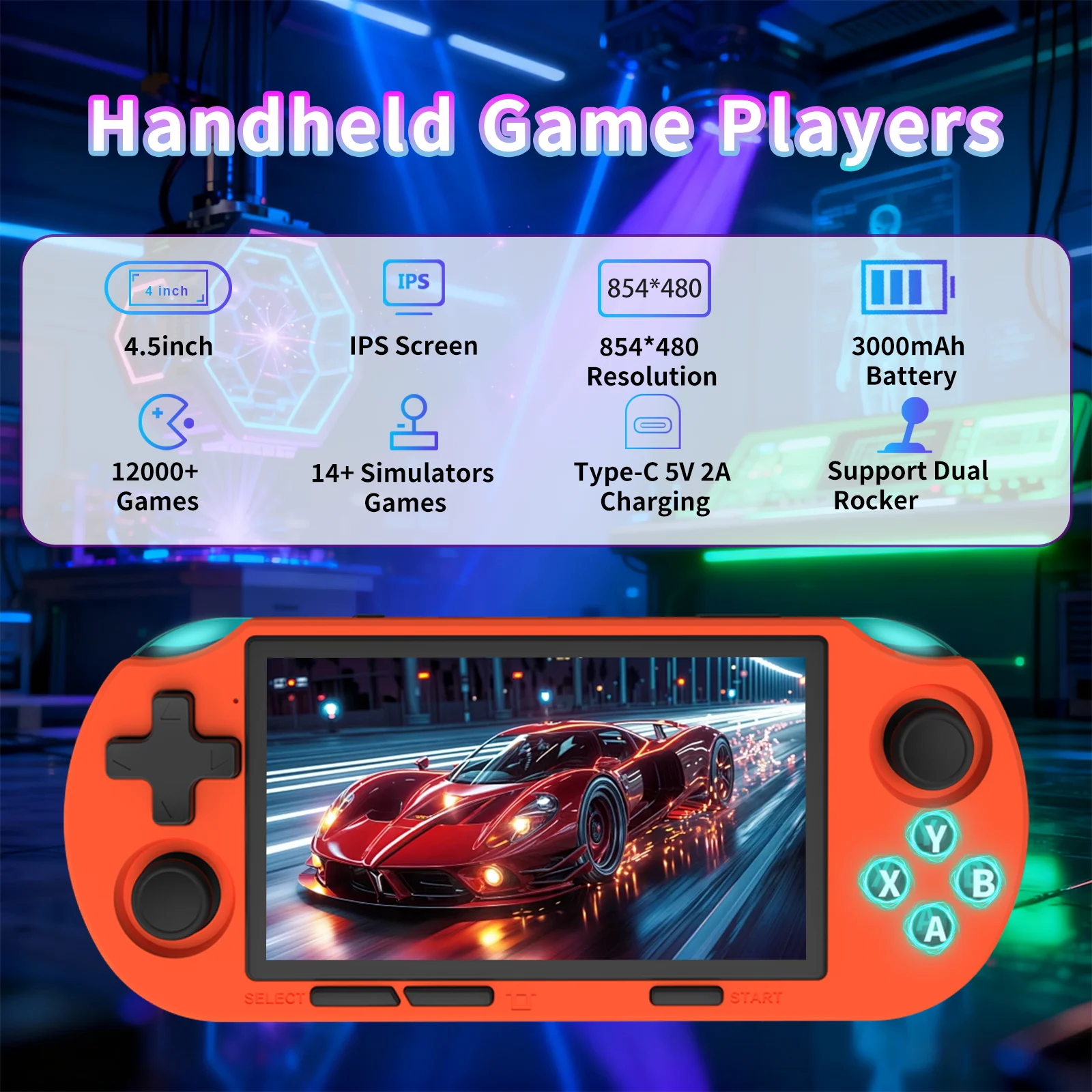 GAMINJA Handheld draagbare gam - Gaming Console Type recensie en prijs