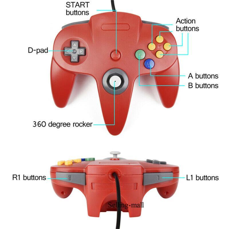 N64-controller Klassieke USB-b - Gaming Console Vintage recensie en prijs