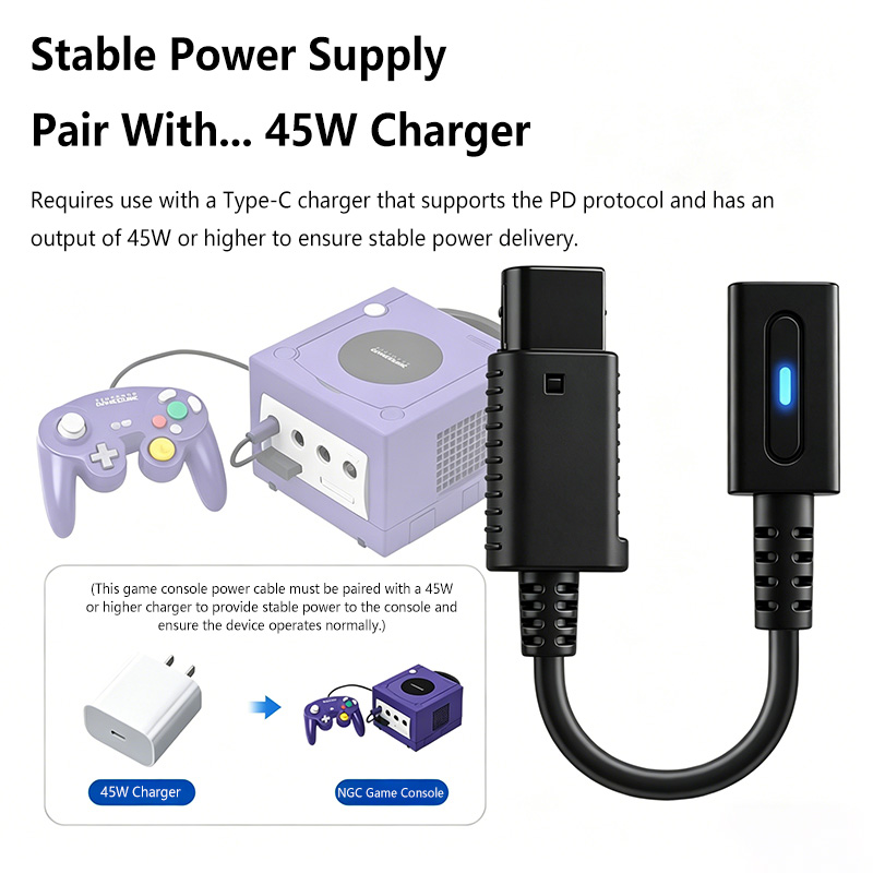 12cm Type C 45W PD oplaadkabel - Gaming Console Type recensie en prijs
